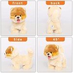 Realistic Plush Interactive Pomeranian Dog Toy