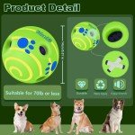 Interactive Giggle Ball Toy for Large Dogs