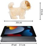 Realistic Plush Interactive Pomeranian Dog Toy