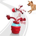 Motion-Activated Interactive Squeaky Dog Toy