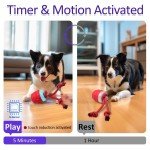 Motion-Activated Interactive Squeaky Dog Toy