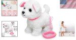 Interactive Cute White Electronic Puppy Toy - 8