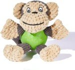 Adorable Squeaky Plush Monkey Toy for Dogs