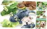 5-Pack Tough Squeaky Stuffed Dog Toys