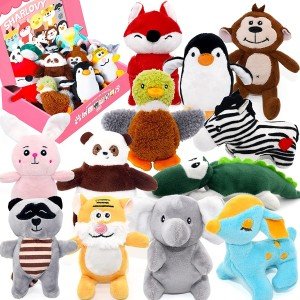 Cute Squeaky Stuffed Dog Chew Toys