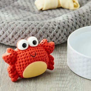Vibrant Life Playful Buddy Crab Dog Toy