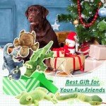 5-Pack Tough Squeaky Stuffed Dog Toys