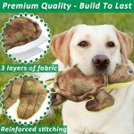 5-Pack Tough Squeaky Plush Dog Toys