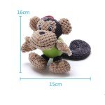 Adorable Squeaky Plush Monkey Toy for Dogs