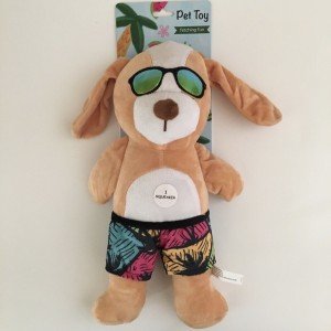 Plush Squeaker Dog Toy for Tug and Fetch