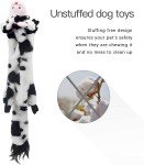 5-Pack No Stuffing Dog Squeaky Toys