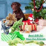 5-Pack Tough Squeaky Plush Dog Toys