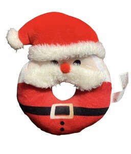 Santa Plush Squeaky Dog Toy - Perfect Stocking Stuffer