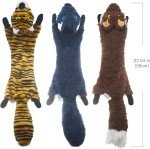 5-Pack No Stuffing Dog Squeaky Toys