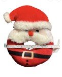 Santa Plush Squeaky Dog Toy - Perfect Stocking Stuffer