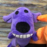 3-Pack Halloween Loofa Plush Dog Toys 12