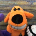 3-Pack Halloween Loofa Plush Dog Toys 12