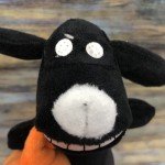3-Pack Halloween Loofa Plush Dog Toys 12