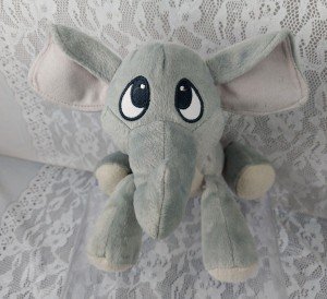 Plush Elephant Dog Toy with Sound, 10