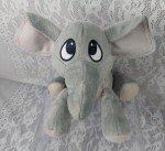 Plush Elephant Dog Toy with Sound, 10