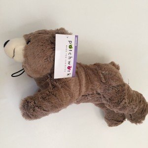 Cuddly Patchwork Plush Dog Toy Snuggler