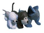 Cute Plush Chew Toys for Small Dogs - 3 Pack