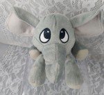 Plush Elephant Dog Toy with Sound, 10