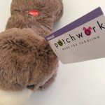 Cuddly Patchwork Plush Dog Toy Snuggler