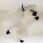 Plush Patchwork Dog Toy Snuggler for Cuddling