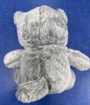 Lucky the Gray Cat Plush Squeaky Dog Toy