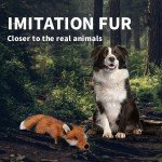 Plush Squeaky Fox Toy for Large Dogs