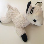 Plush Patchwork Dog Toy Snuggler for Cuddling