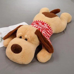 Giant Plush Sleeping Dog Stuffed Toy