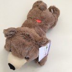Cuddly Patchwork Plush Dog Toy Snuggler