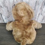 Squeaky Brown Plush Sloth Dog Toy - 11