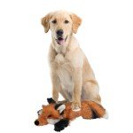 Plush Squeaky Fox Toy for Large Dogs
