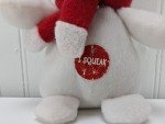 White Polar Bear Plush Dog Toy with Squeaker