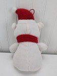 White Polar Bear Plush Dog Toy with Squeaker