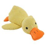 Squeaky Plush Duck Dog Toy for Chewing