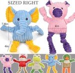 5-Pack Plush Squeaky Dog Toy Assortment
