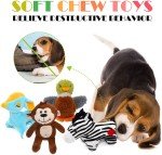 12 Pack Squeaky Stuffed Puppy Toys for Dogs