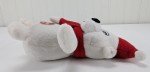 White Polar Bear Plush Dog Toy with Squeaker