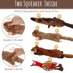 5-Pack Durable Plush Squeaky Dog Toys