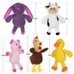 Cute Squeaky Plush Dog Toys for Chewers