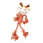 Squeaky Plush Rope Toy for All Dogs