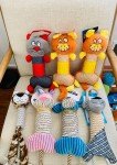 Assorted Squeaky Toys for All Dog Sizes
