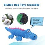 Durable Gator Squeaky Plush Toy for Dogs