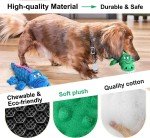 Durable Gator Squeaky Plush Toy for Dogs