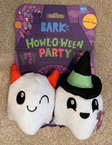 Halloween Ghost Dog Crinkle Squeak Toys (2)