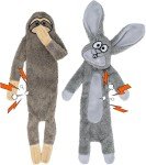 Stuffed-Free Crinkle Interactive Dog Toys